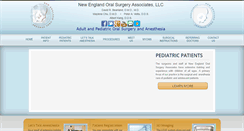 Desktop Screenshot of newenglandoralsurgery.com